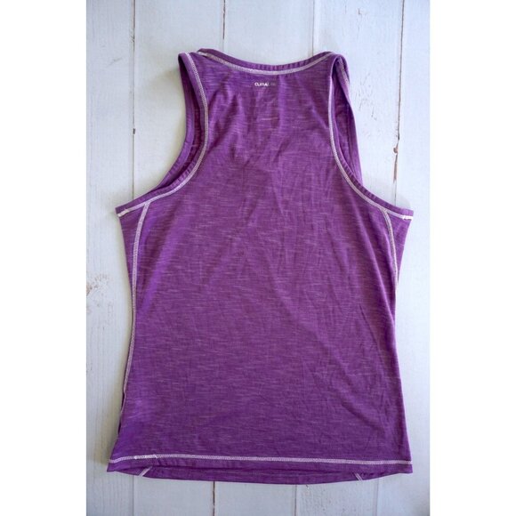 Adidas Womens Purple Climalite Racerback Tank Top - Size M - Picture 4 of 5